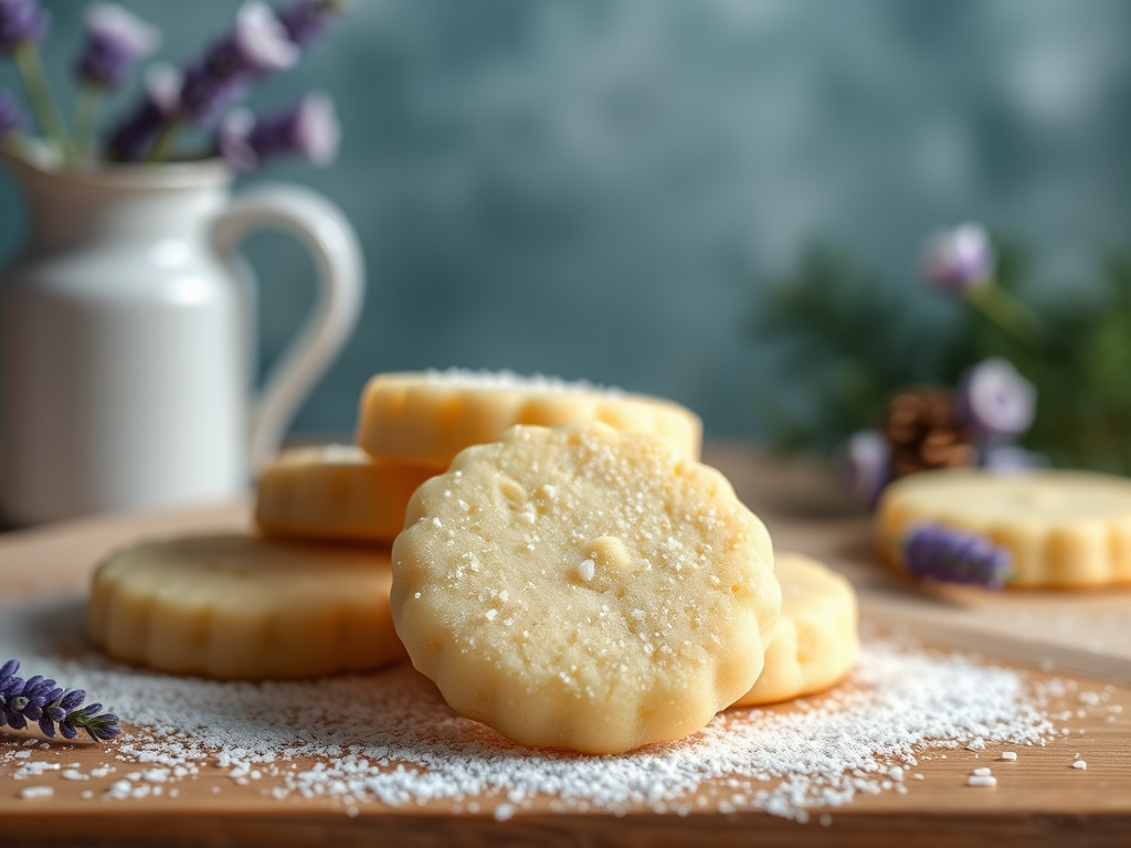 Image for Lemon Lavender Shortbread Cookies