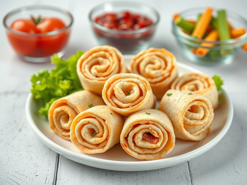 Image for Turkey and Cheese Pinwheels