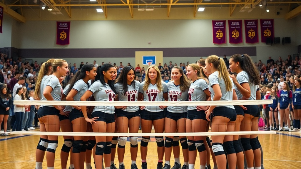 미국의 고등학교 배구 경기