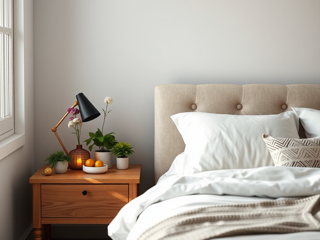 Image for Cozy Bedside Table: