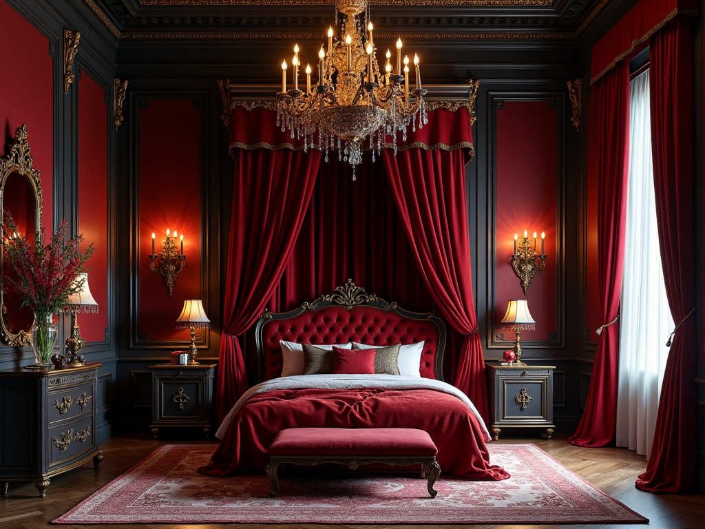 Gothic Elegance: 10 Victorian Bedroom Ideas