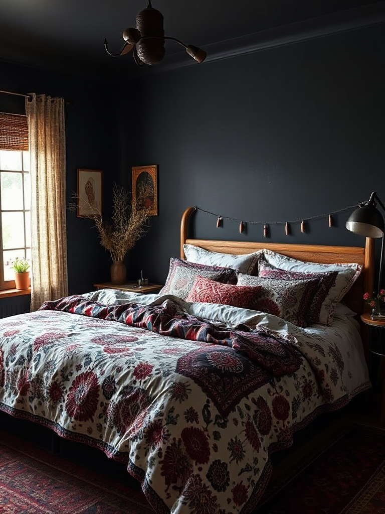 Dark Boho Bedroom Ideas