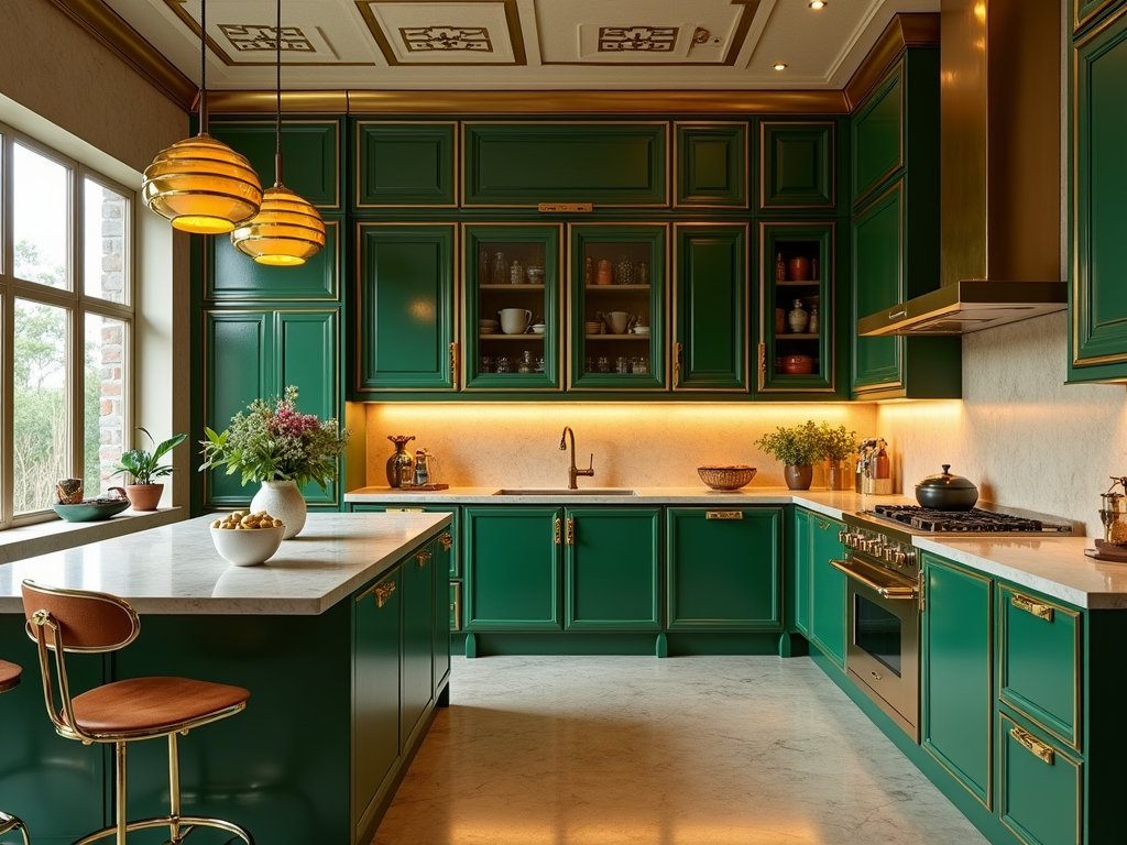 Glamorous Art Deco Kitchen Inspirations