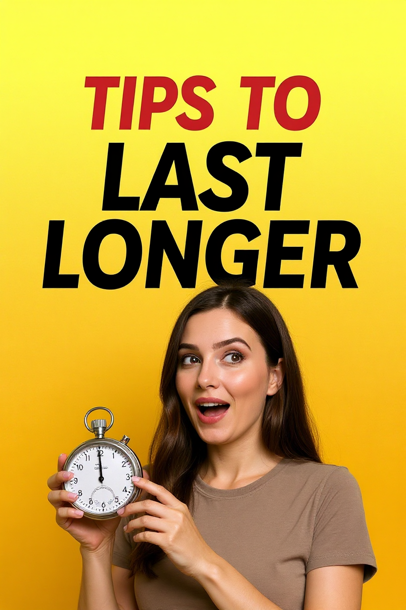 Tips to last longer