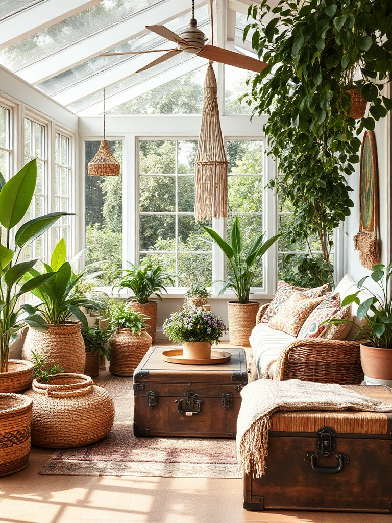 Boho Sunroom Ideas