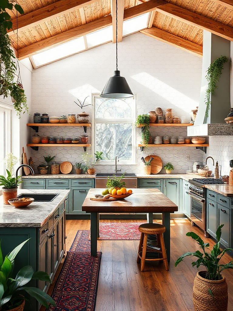 Stunning boho kitchen designs