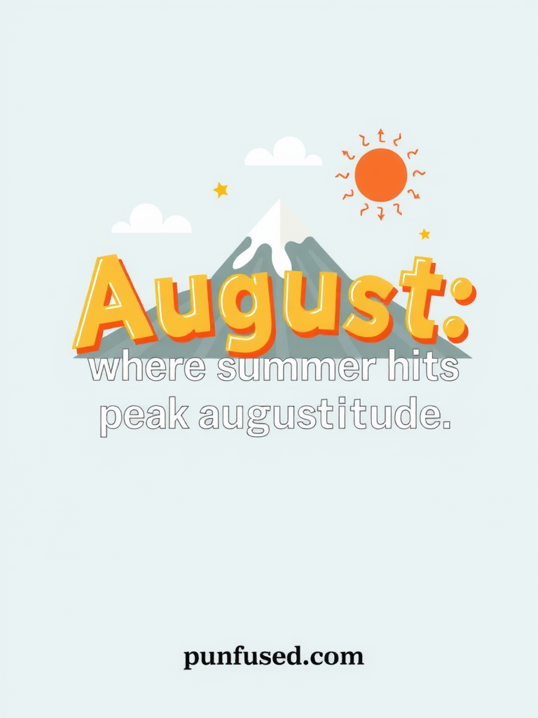 august puns