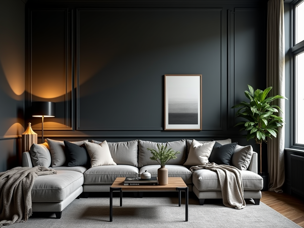 Transform Your Space: Trendy Black Chalk Paint for Modern Living Rooms