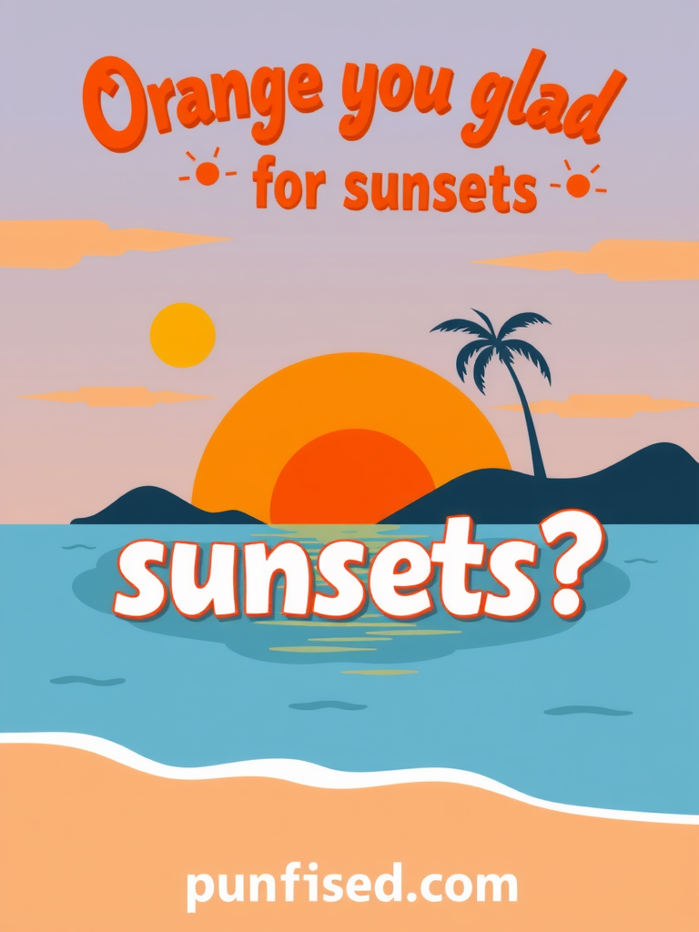 sunset puns