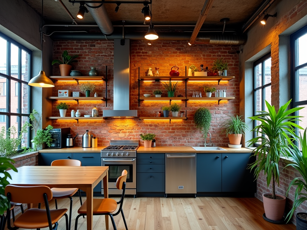 Chic urban loft kitchen inspiration