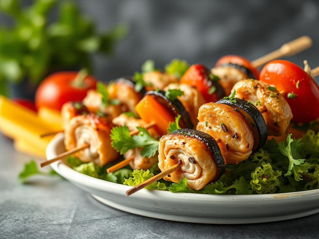 Image for Turkey and Vegetable Skewers