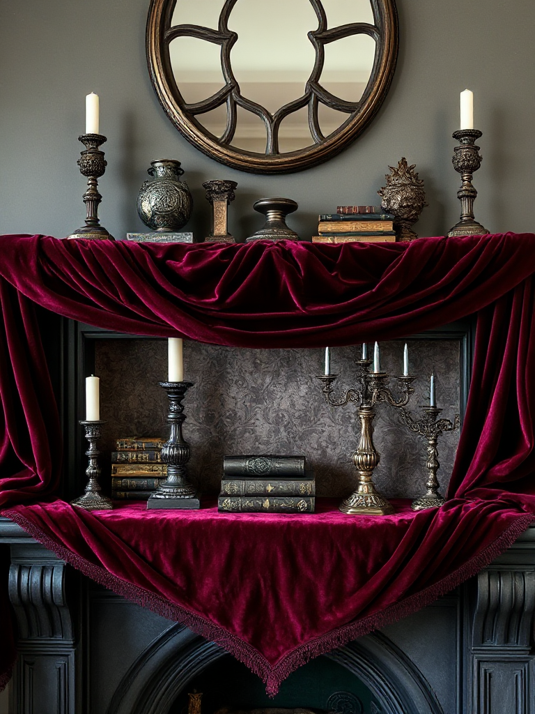 Gothic Mantel Decoration Ideas