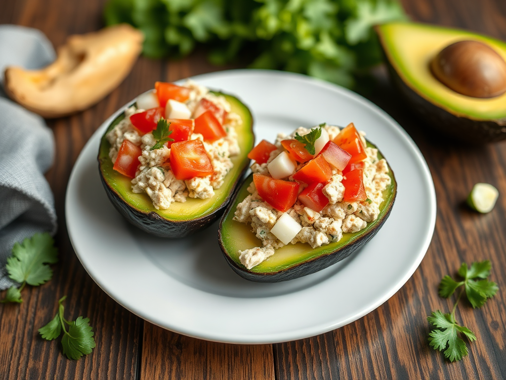 Image for Tuna Salad Stuffed Avocados