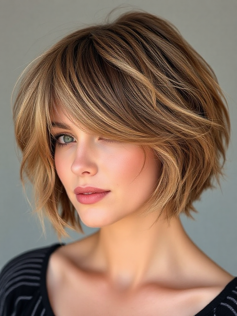 Short Layered Bob Haircuts