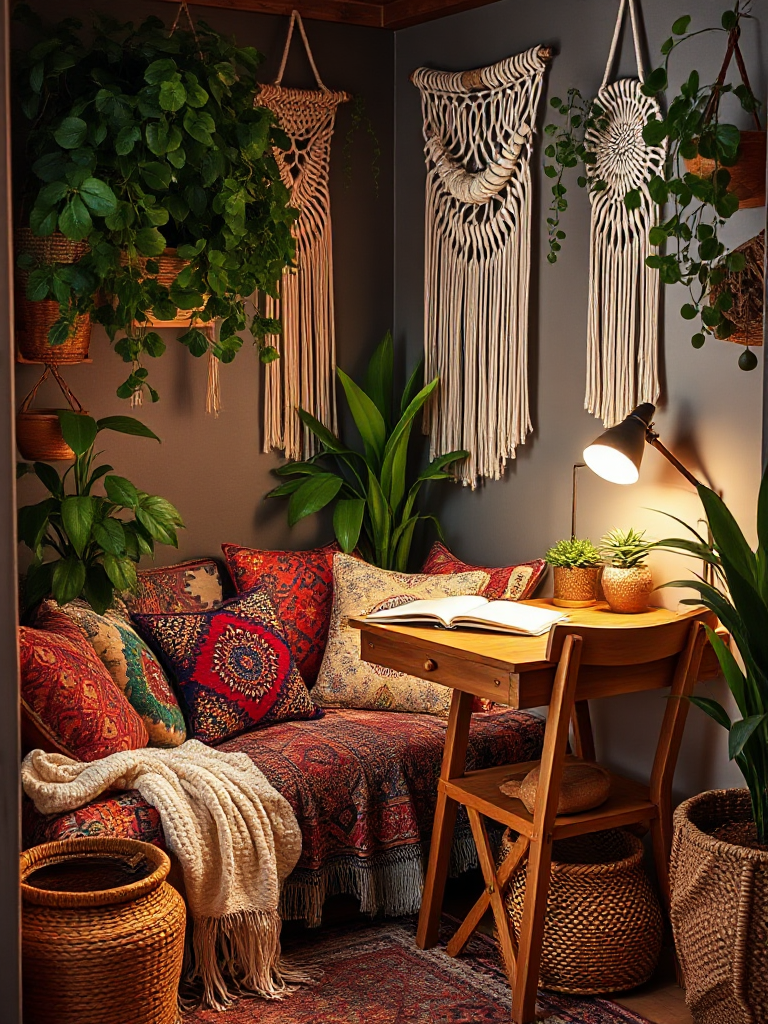 Boho Reading Nook