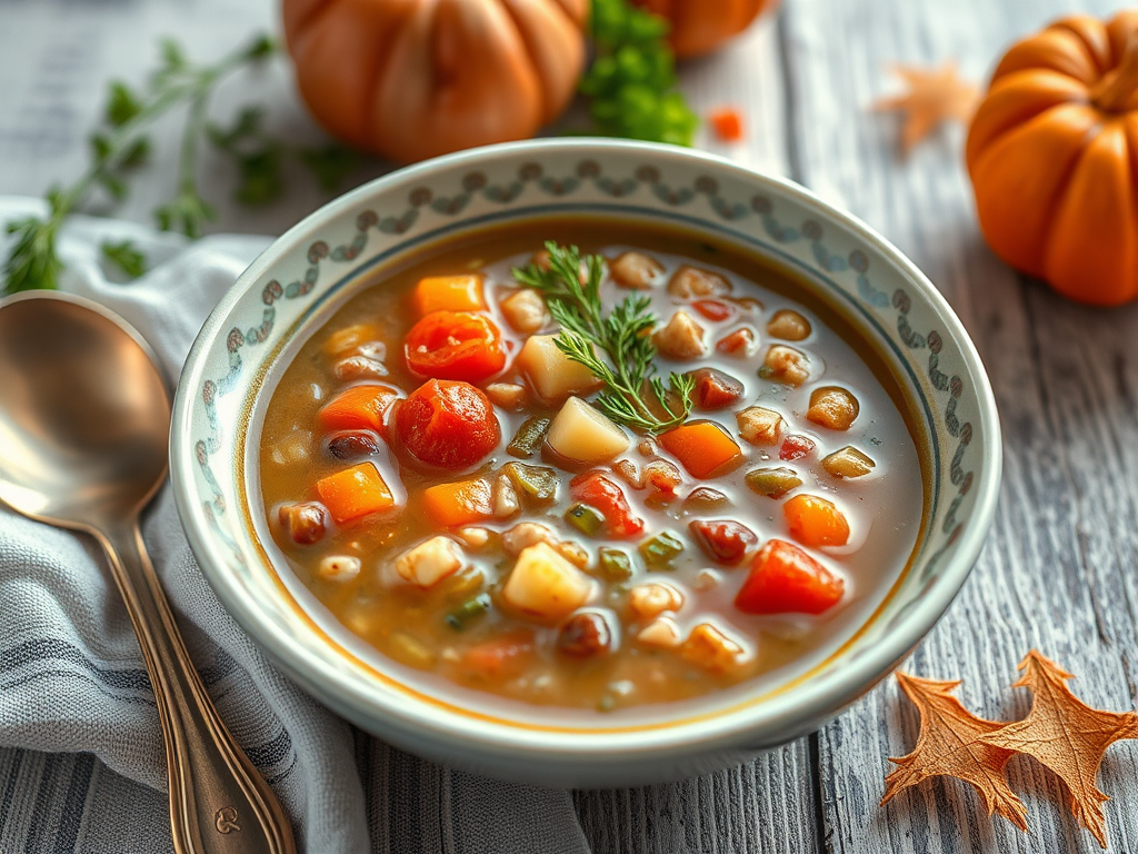 Image for Harvest Vegetable and Barley Soup