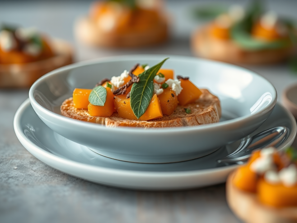 Image for Butternut Squash and Sage Crostini