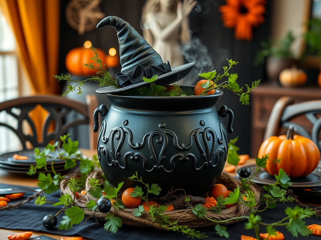 Image for Witch's Cauldron Centerpiece: