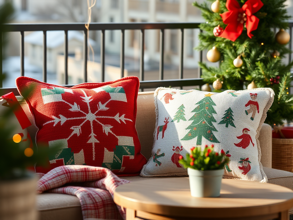 Image for Festive Throw Pillows: