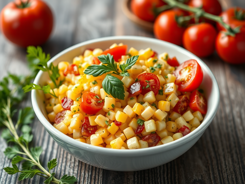 Image for Freezing Corn and Tomato Salad