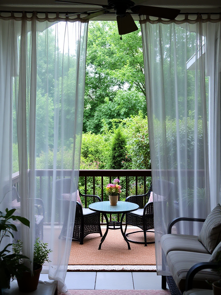 Backyard Patio Curtain Ideas