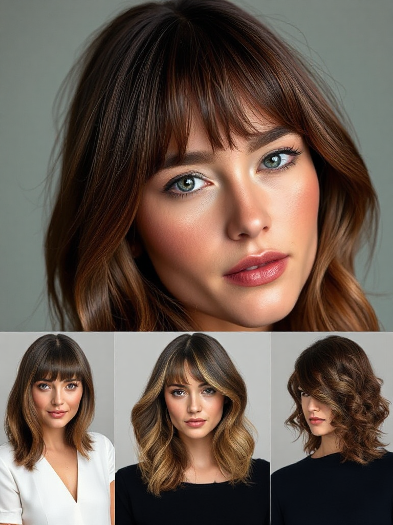 Medium-Length Hair with Layers