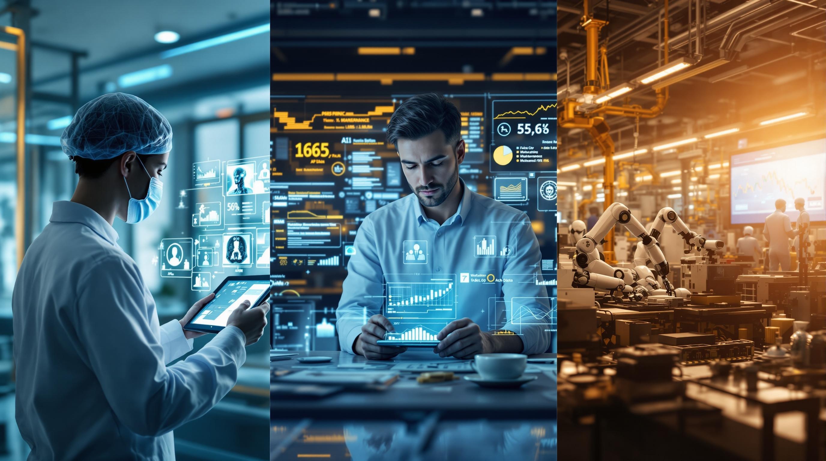 인공지능 응용 분야: 헬스케어, 금융, 제조업에서의 활용