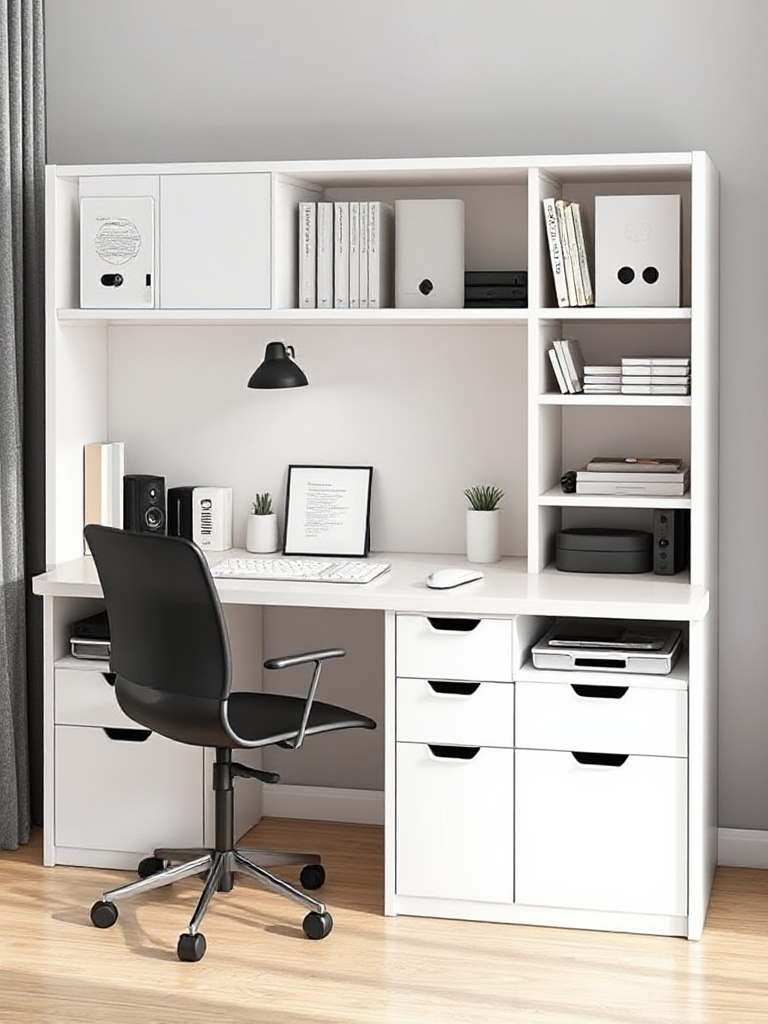 Small Home Office Double Desk