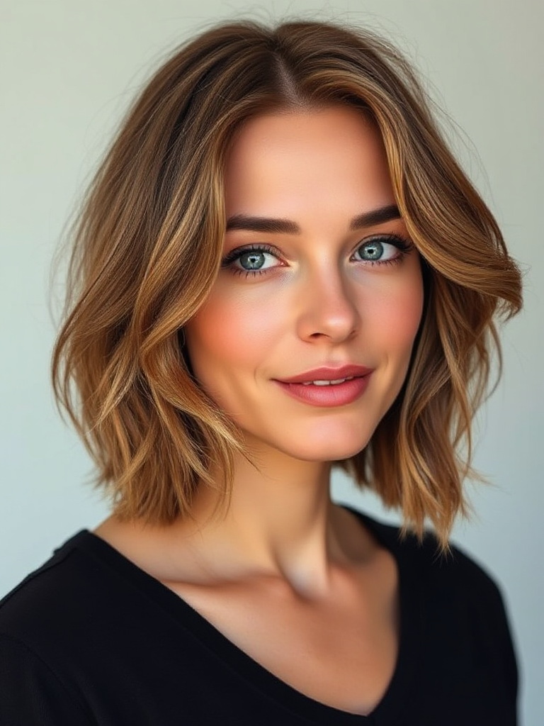 Shoulder-Length Shag Hairstyles