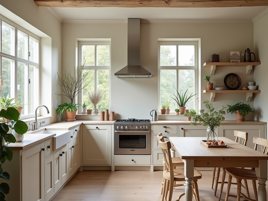 Embrace Scandi-Victorian Charm: Light Wood Kitchens