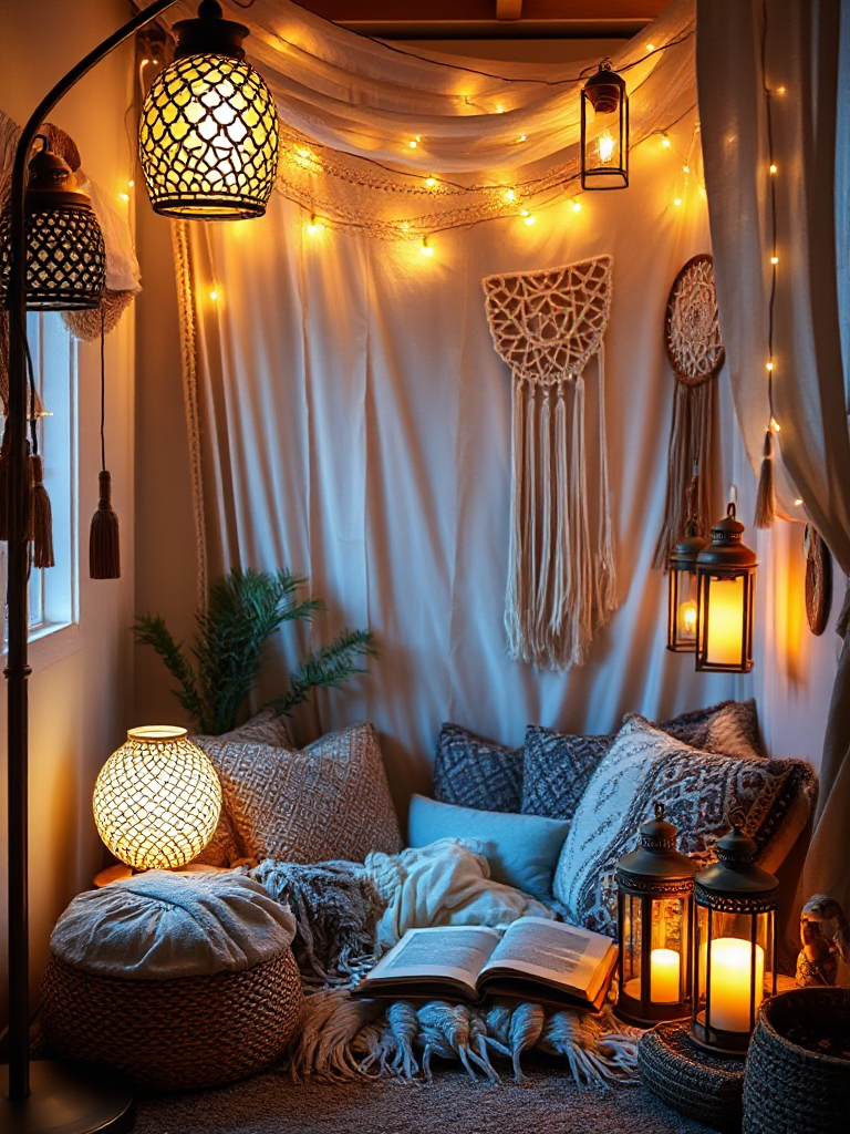 Boho Reading Nook