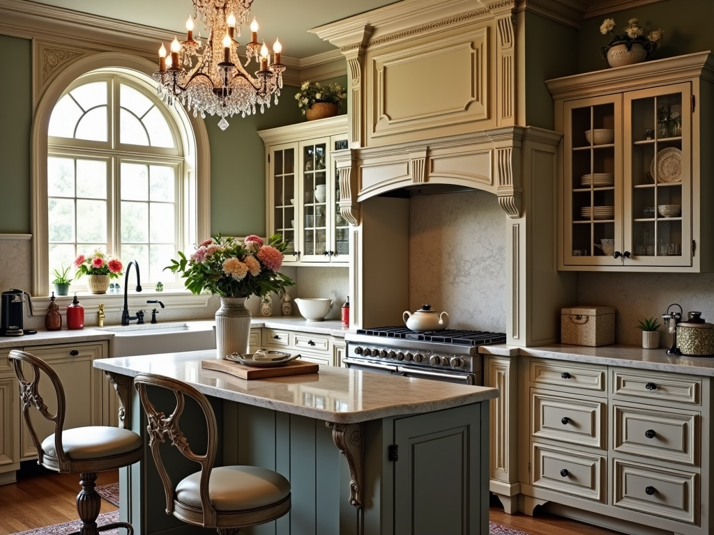 Whimsical Elegance: Victorian Kitchen Decor