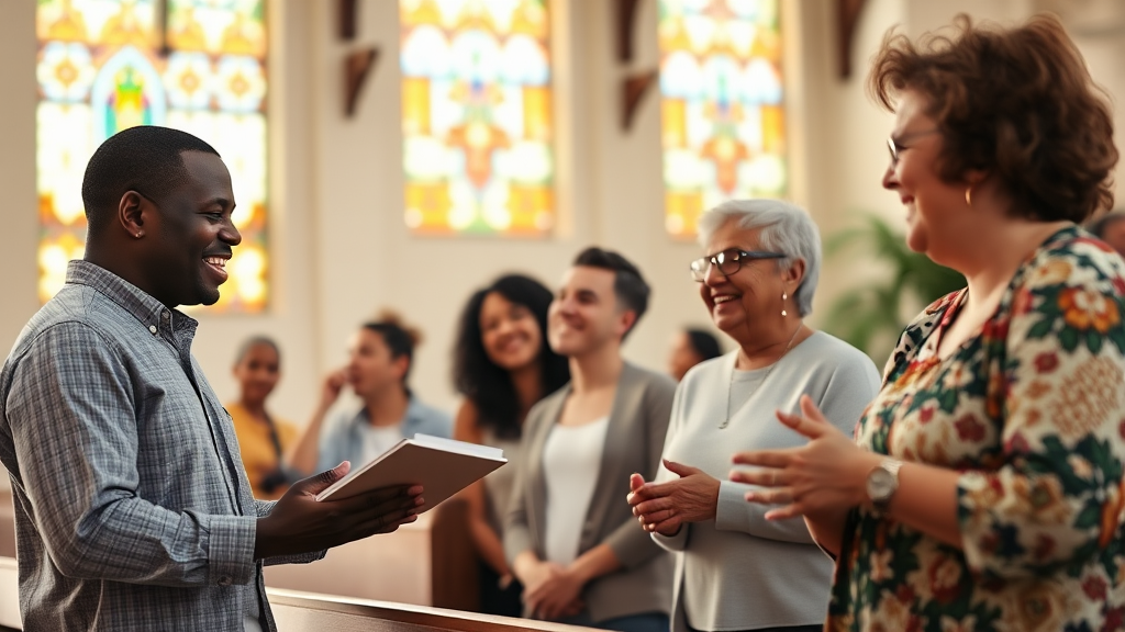 사랑과 나눔을 표현하는 그림