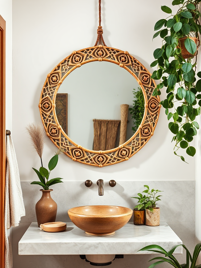 Boho Bathroom Sink Ideas