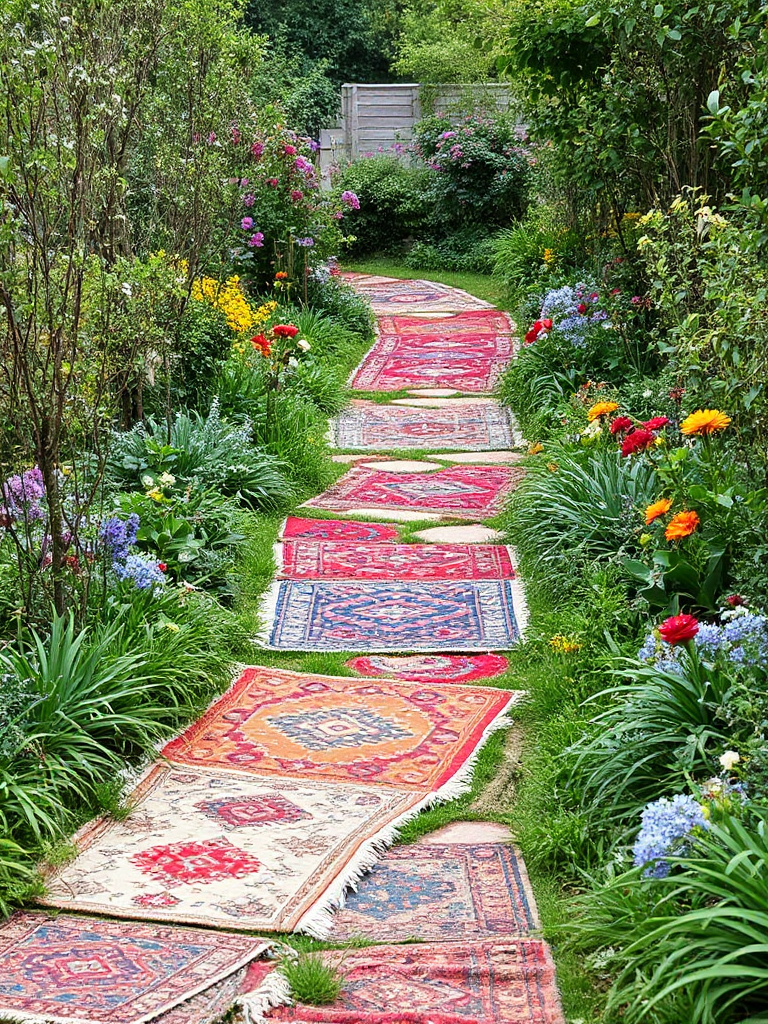 Boho Garden Pathway Ideas