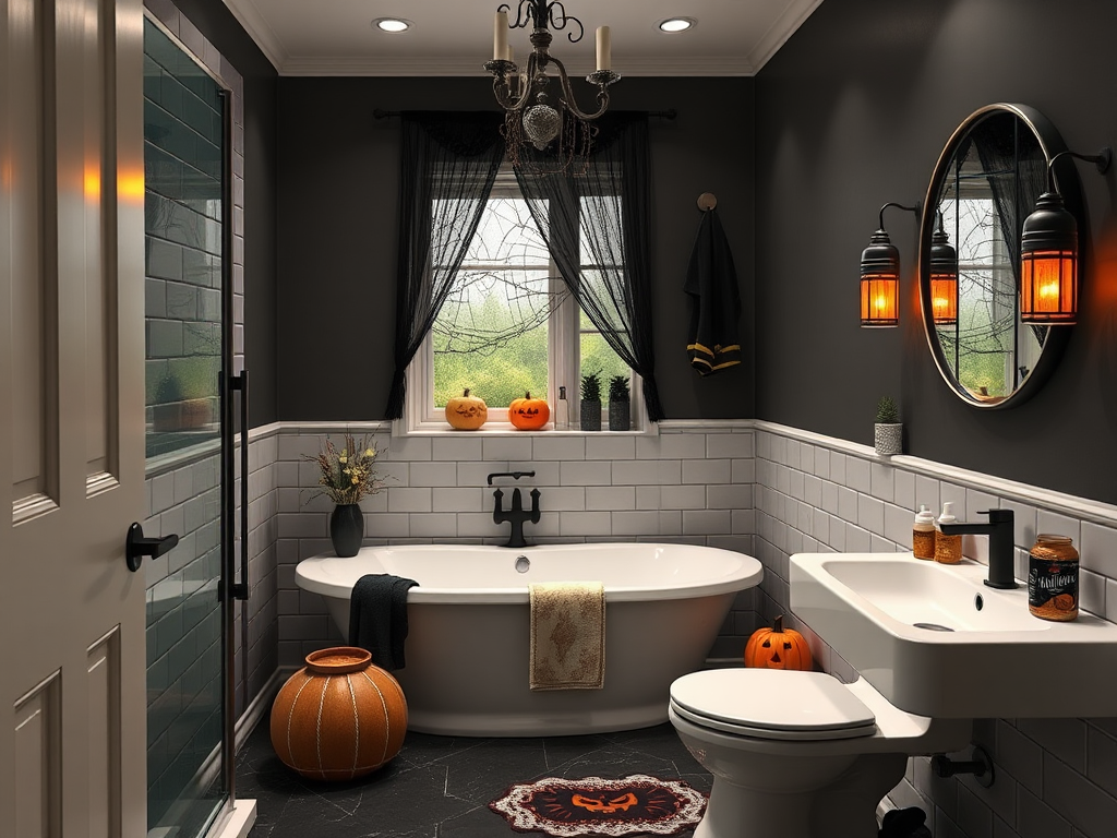 24 Halloween Bathroom Decor Ideas » Comfy Ideas
