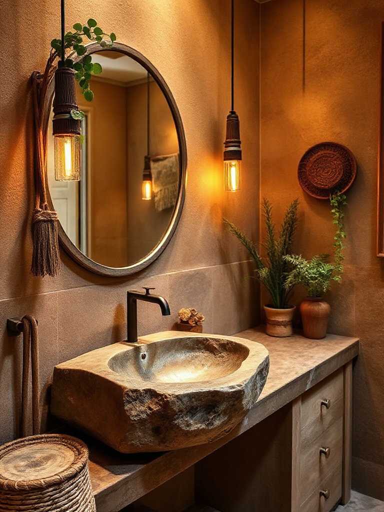 Dreamy boho bathroom inspirations