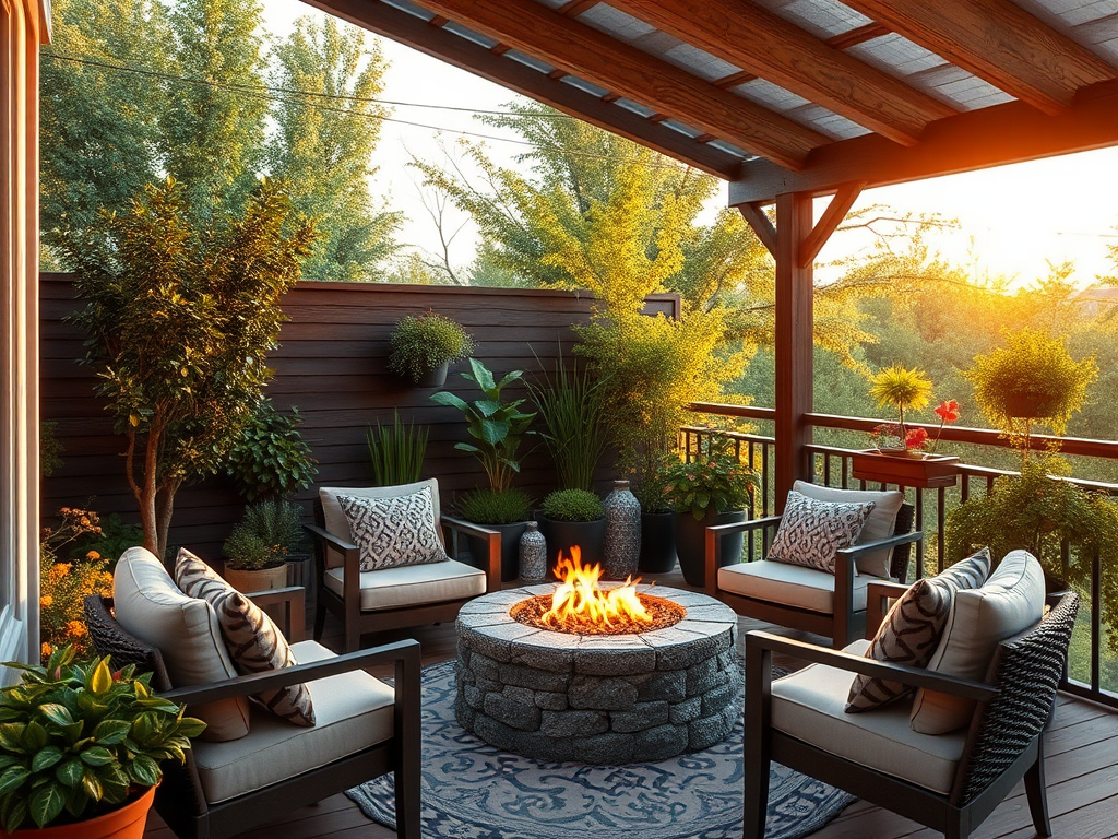 Image for Cozy Fire Pit Retreat: