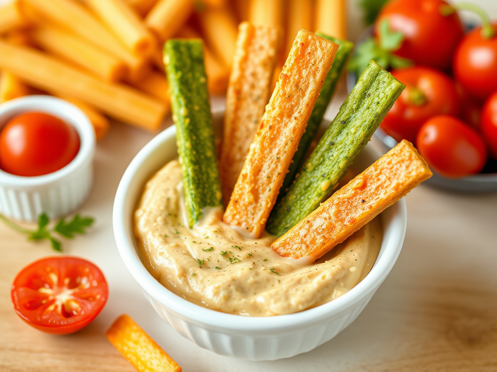 Image for Veggie Sticks with Hummus