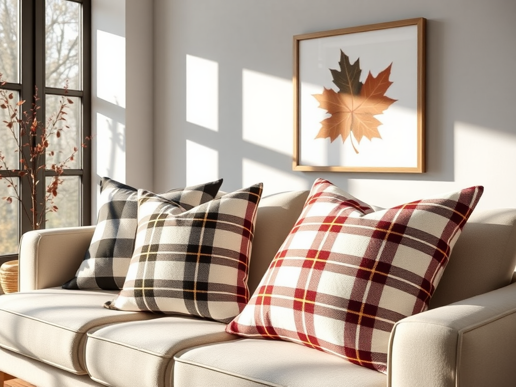 Image for Plaid Throw Pillows