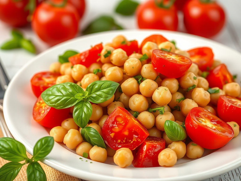 Image for Tomato and Chickpea Salad