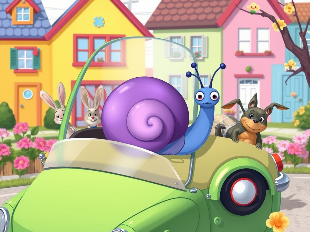 Violet the Snail's Joyride Adventure