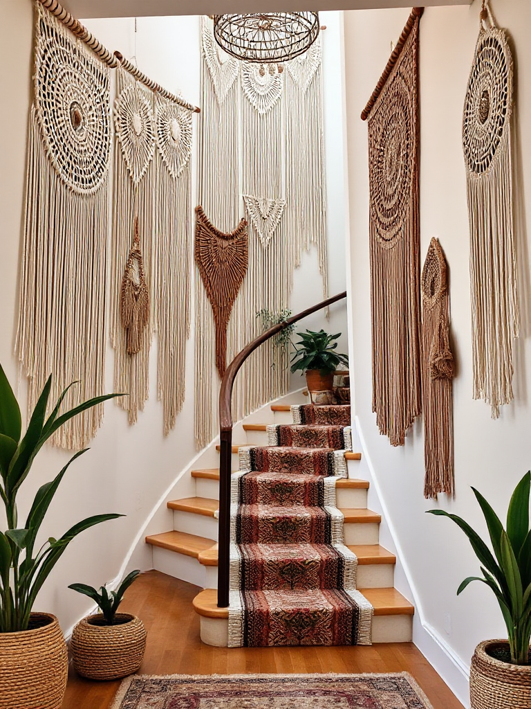 Boho Staircase Ideas