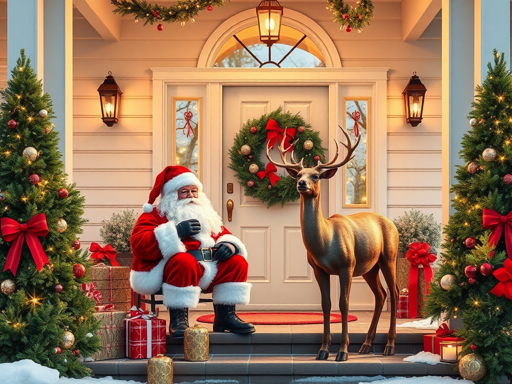 Image for Santa Claus and Reindeer: