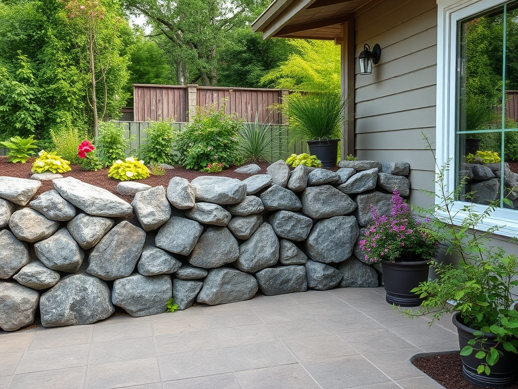 Image for Rock Retaining Wall