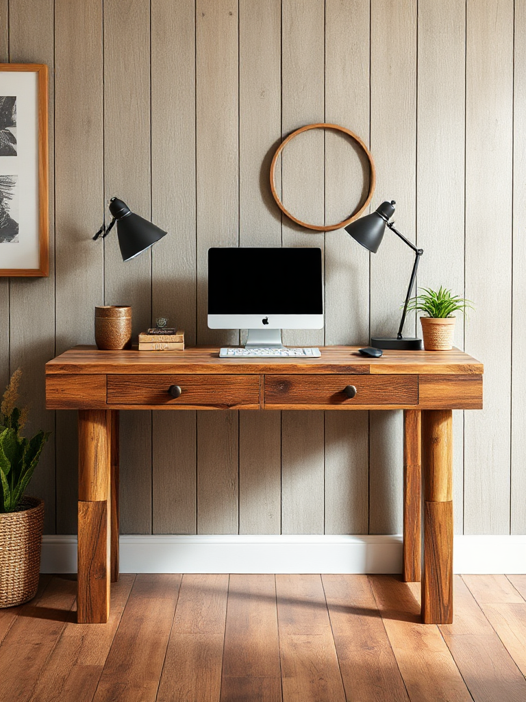 Small Home Office Double Desk