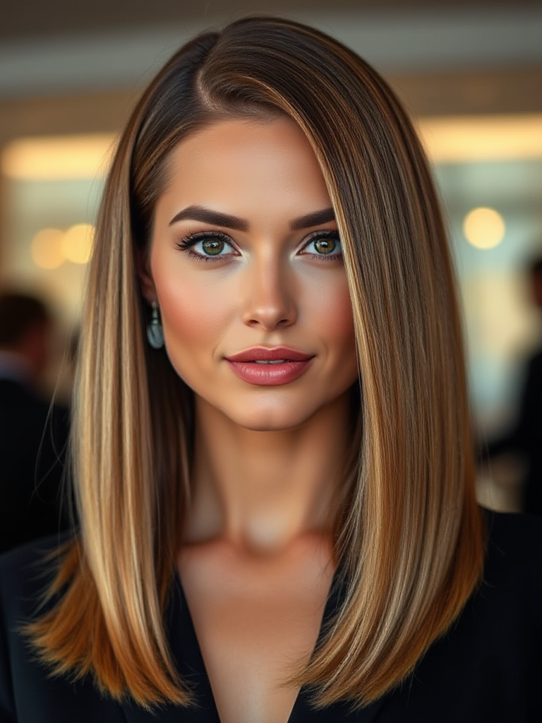 Shoulder-Length Hairstyles for Thick Hair