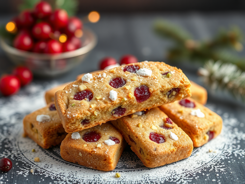 Image for Pistachio Cranberry Biscotti