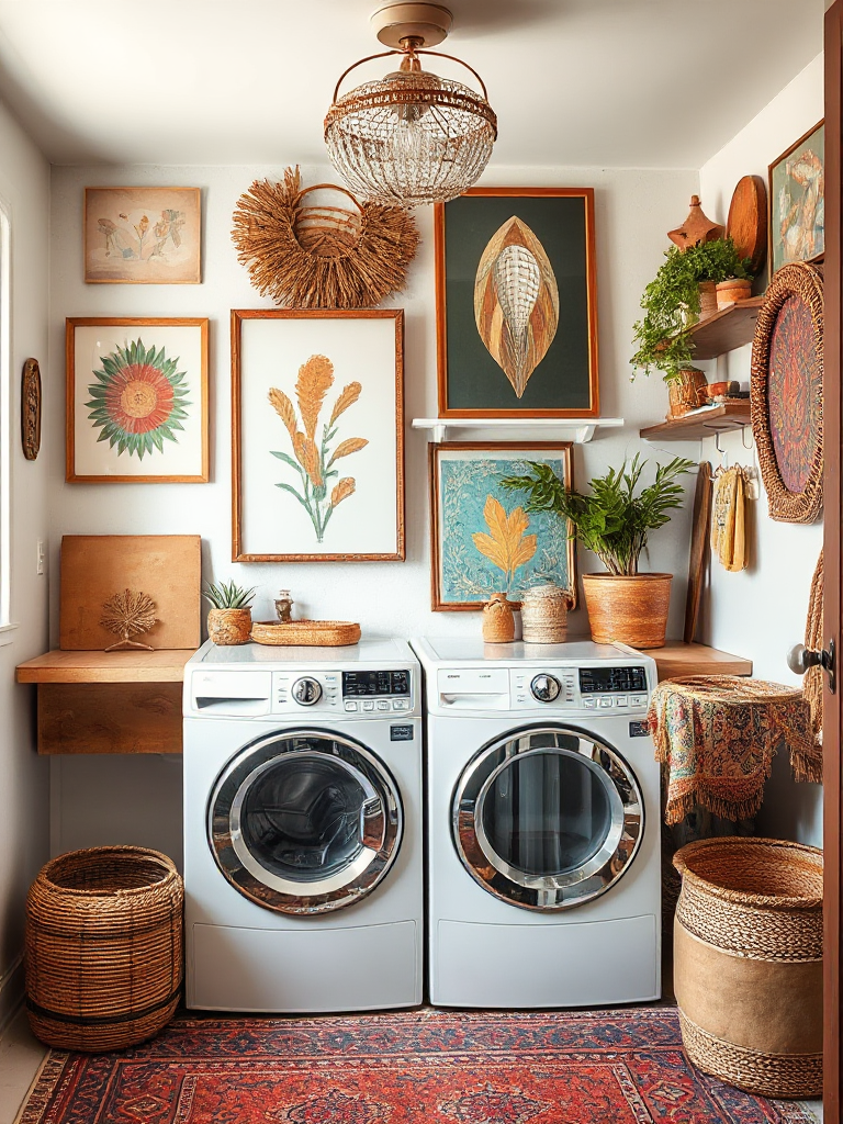 Boho Laundry Room Ideas