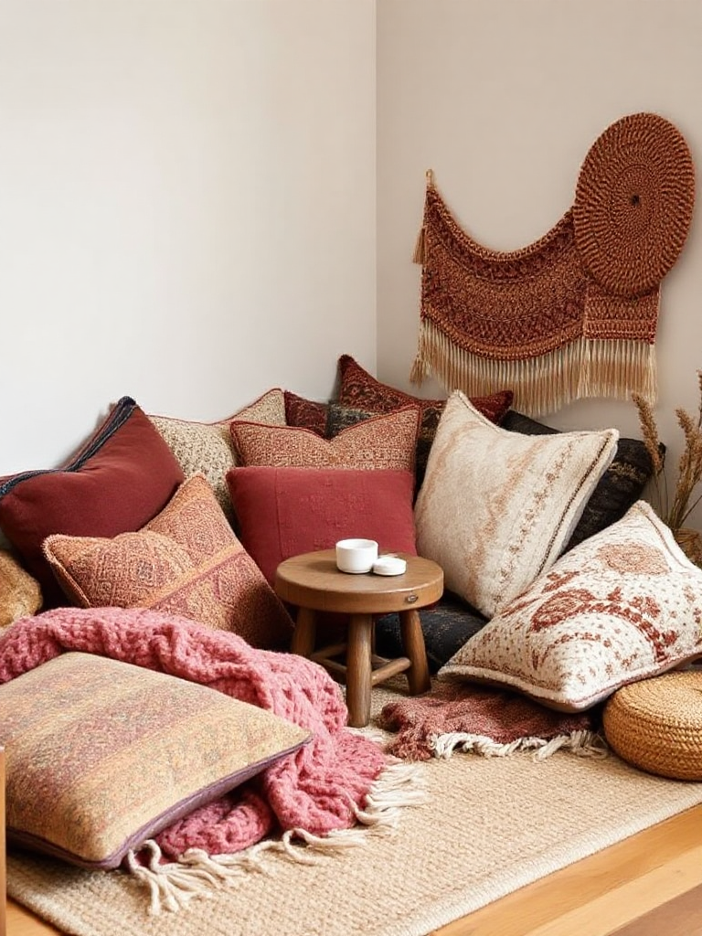 Inspiring boho living room ideas